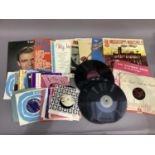 A small quantity of 78rpm, 33rpm and 45rpm records to include Engleburt Humperdink, Shirley