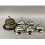 A quantity of reproduction desktop bells