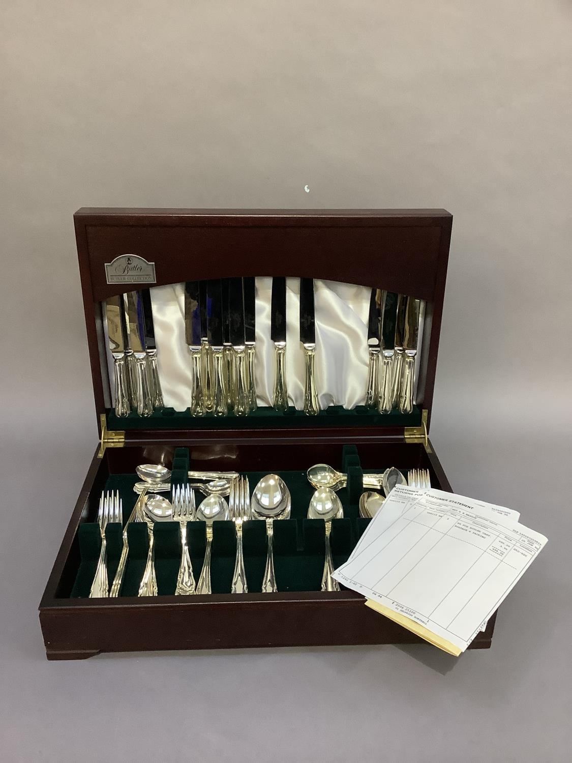 A canteen of Cutlery by Butler of Sheffield, incomplete