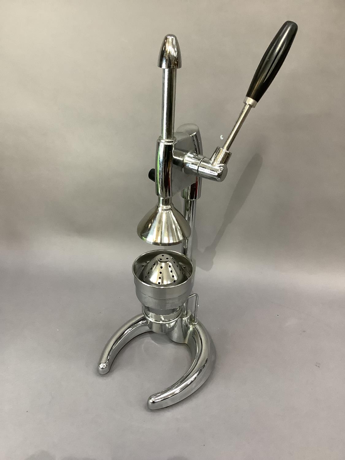 A chrome lemon squeezer, 60cm high - Image 2 of 3