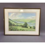 John Belderson (contemporary), Gouthwaite from Bouthwaite, watercolour, signed to lower right,