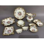 A quantity of Hammersley china Lady Patricia items to include a jug, 16.5cm, consommé cup and