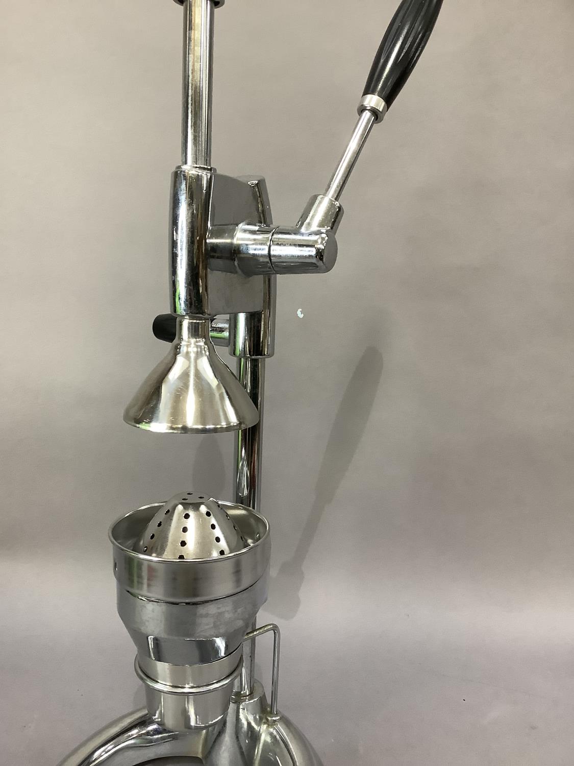 A chrome lemon squeezer, 60cm high - Image 3 of 3