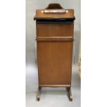 A modern trouser press and jacket stand