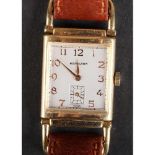 A Hamilton gentleman's limited edition quartz Art Deco style wristwatch No. 00579 in a rectangular