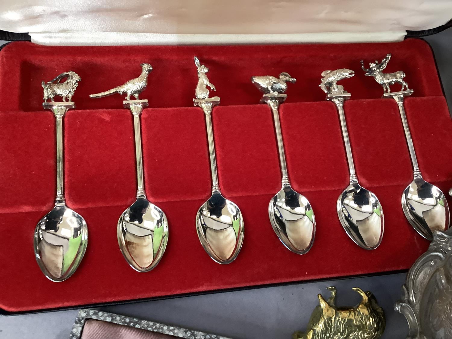 A quantity of silver plated cutlery etc - Image 4 of 7