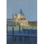 ARR Peter Kelly, NEAC, RBA (1931-2019), Chiesa San Simeon Piccolo, Grand Canal, Venice, oil on