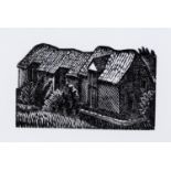 After Eric Ravilious (1903-1942), Barn, woodcut printed in black, an impression from the original