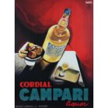 Campari - Davide Campari & C. - Milano colour print poster printed and published 1996 in Italy by