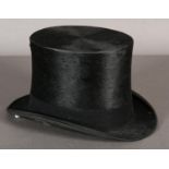 A gentleman's top hat by H M Stanley of London