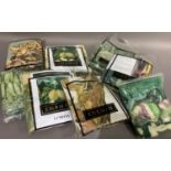 Seven Ehrman tapestry kits, frogs (2), lemons (2), cabbages (2), cat and a further tapestry kit (8)