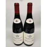 Meridion Chateauneuf-du-Pape 2010, Pierre Perrin, labels, capsules and levels good, two bottles