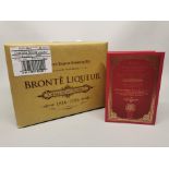 Bronte Liqueur, Charlotte's Reserve, case of six 20cl bottles, 26%, each in faux 'book' presentation