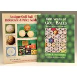 2x Books on Golf Ball Collecting and Values – incl the classic golf ball book by Leo Kelly “