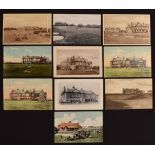Collection of Royal Lytham and St Anne’s golf course and club house postcards from the early 1900s