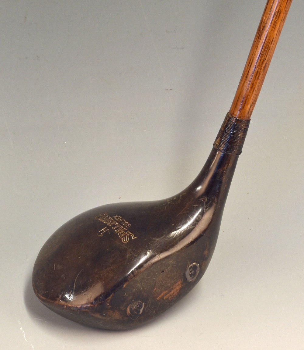 Spalding “Golfex” H Model socket head short shafted heavy practice club - fitted with original black - Image 2 of 2
