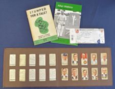 Selection of John Player & Sons Cricket Cigarette Cards mixed 1934 and 1938 appears incomplete (50),