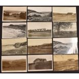 Collection of Scottish Golf Course and Golf Club postcards in the Dumfries & Galloway and Borders (