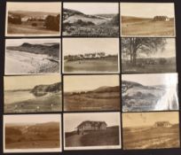 Collection of Scottish Golf Course and Golf Club postcards in the Dumfries & Galloway and Borders (