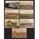 Collection of Scottish Golf Course and Golf Club postcards in the Glasgow and surrounding areas from