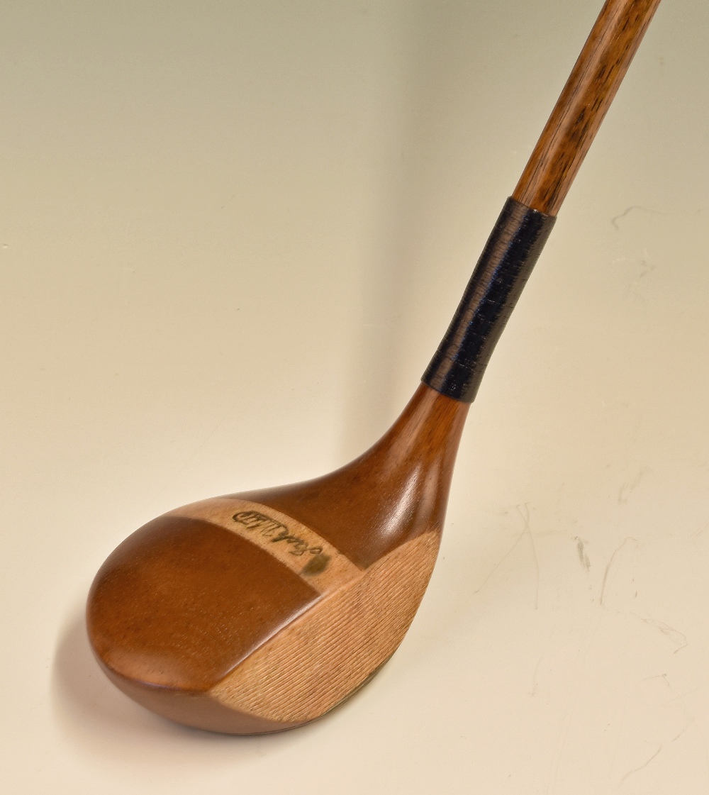 Fine and genuine Jack White junior persimmon striped top spoon -professionally restored and still - Image 2 of 2