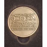 Motor Sport - 1995 Silverstone British Grand Prix 30th Year Anniversary Medal a Limited-Edition
