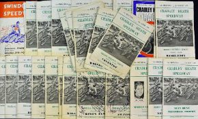 Selection of 1968 Cradley Heath Speedway Programmes – 23/27 near complete run of home programmes