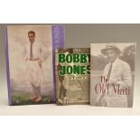 Collection of US Golf Player Biography Books one signed (3) – O B Keeler and Grantland Rice - “The