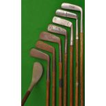 Selection of various putters (8) – Forgan shallow thick head swan neck blade, Vickers No.13 straight