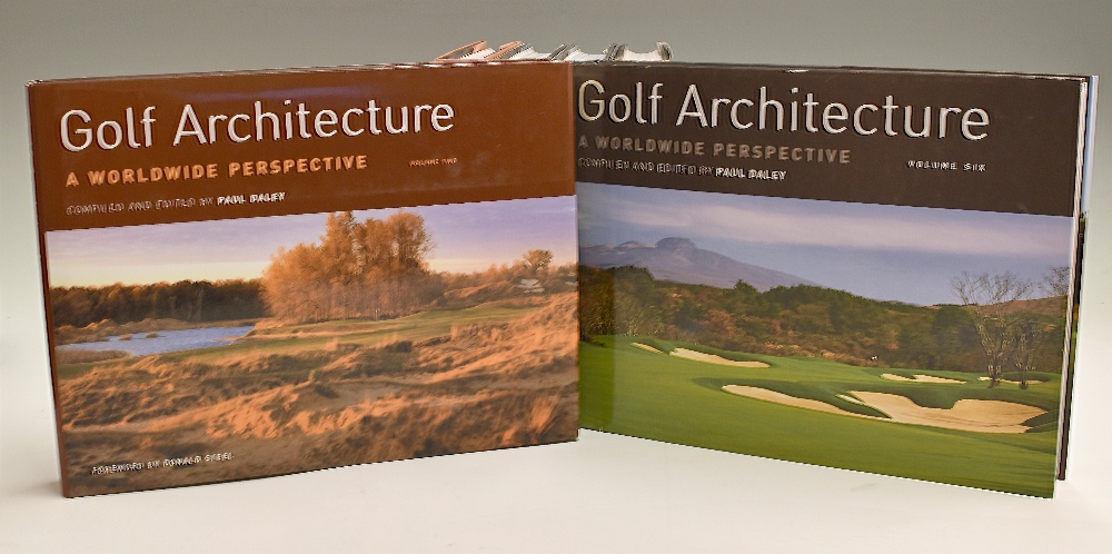 Daley, Paul (6) complete set of “Golf Architecture – A Worldwide Perspective” books -2x signed – - Image 2 of 3