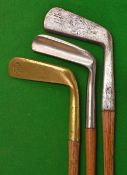 3x interesting putters – incl Robert Randall Pat True Sight blade putter with oval hosel and shaft