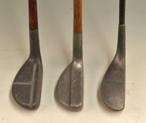 3x Standard Golf Co Alloy mallet head putters – Mills RNG Flat Lie Model, Ray Mills Medium Lie and a