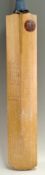 Len Hutton Signed Slazenger Cricket Bat with a faded autograph to the face and multi signed by