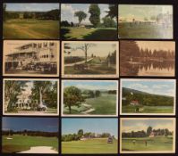 Collection of American Golf Course, Golf Club postcards in the New York, and New Jersey State from