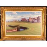 Graeme Baxter signed Official 2005 St Andrews Open Golf Championship Giclee – won by Tiger Woods -