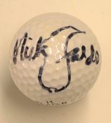 Nick Faldo signed personal golf ball – official Rexstar Nick Faldo (6x Major winner) Own Personal