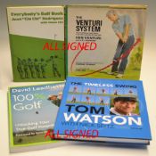 Interesting collection of signed golf instruction books (4) Juan Chi Chi Rodriguez - “Everybody’s