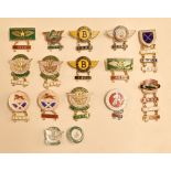 Selection of Speedway Enamel Badges from 1940s70s to include Sheffield 1947, Shelbourne 1951, St