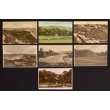 Collection of various English Golf Courses and Golf Club postcards from the Midlands down to the