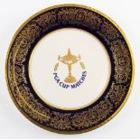 1994 PGA Cup Match Commemorative Porcelain Plate – Bi- Annual Match between USPGA (15) v GB&I PGA (