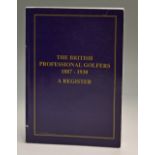 Jackson, Alan “The British Professional Golfers 1887-1930 – A Register” 1st ed 1994 ltd ed no 167/