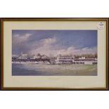 1998 Tim Munton Benefit Year Autograph Cricket Print at the County Ground Edgbaston signed by 22