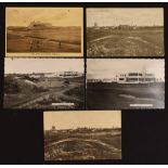 Collection of Royal Birkdale, Birkdale and Wallasey Golf Club and Golf Course postcards from the