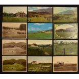 Collection of Irish Golf Club and Golf Course postcards from 1908 up to the 1990s (13) – 5x Royal