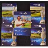 Rory McIlroy - 2014 Official Open Golf Championship signed programme c/w draw sheets (5) - played at