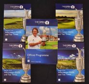 Rory McIlroy - 2014 Official Open Golf Championship signed programme c/w draw sheets (5) - played at