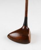 Rare and unusual centre shaft Torpedo shaped driver – socket bore thro head with half brass sole