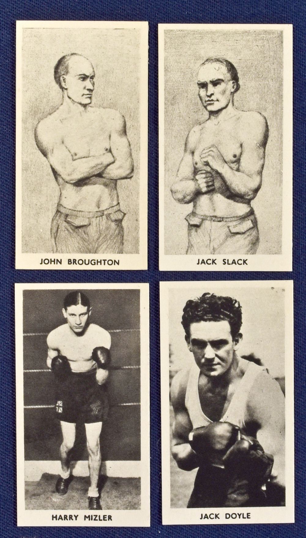 Boxing – F C Cartledge (Knock Out Razor Blades) Famous Prize Fighters Cigarette Cards complete set - Image 2 of 2