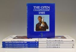 Collection of early The Open Golf Championship Official Annuals (9) - from the second publication in