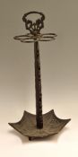 Reproduction cast iron golf club/umbrella stand - overall 22.5”h